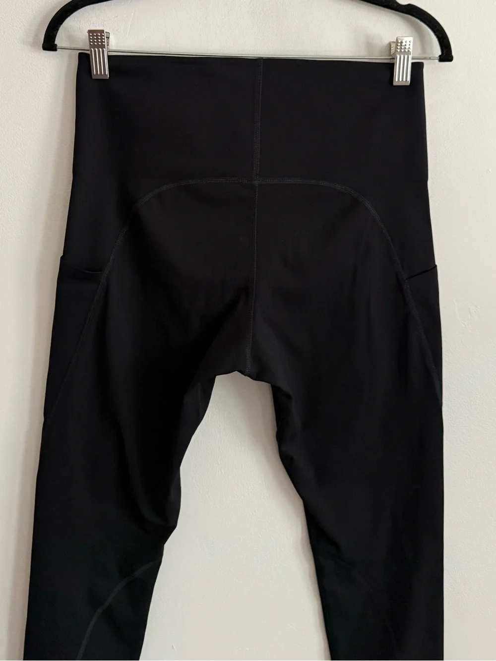 FP Movement Black High Rise Crop Leggings Side Zip Pocket Women’s M Athletic